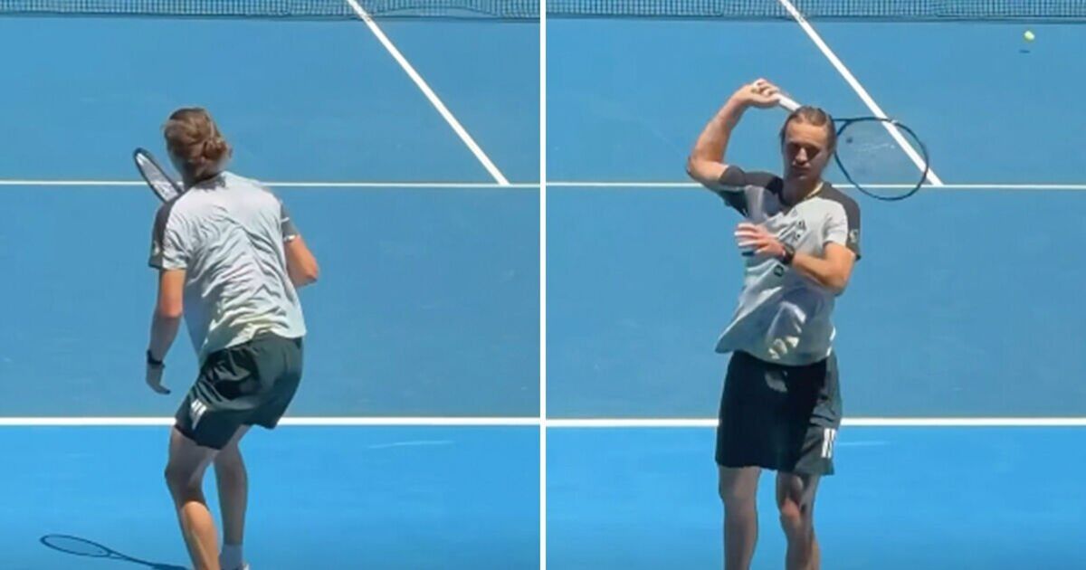 Alexander Zverev throws racket towards crowd as tempers boil over | Tennis | Sport