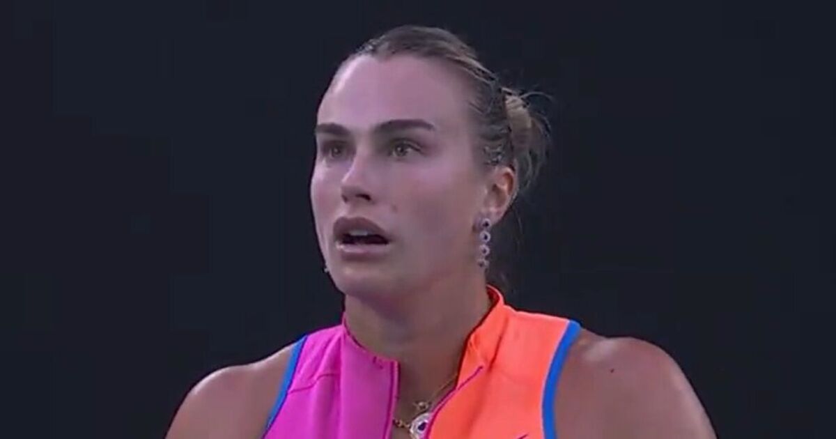 Aryna Sabalenka gets heated with Australian Open umpire as game halted | Tennis | Sport