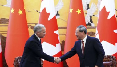 Mark Carney begins China trip with energy and tech deals