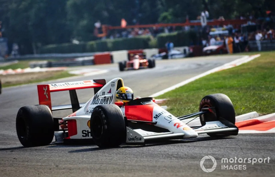 Ayrton Senna, McLaren MP4-5B Honda.