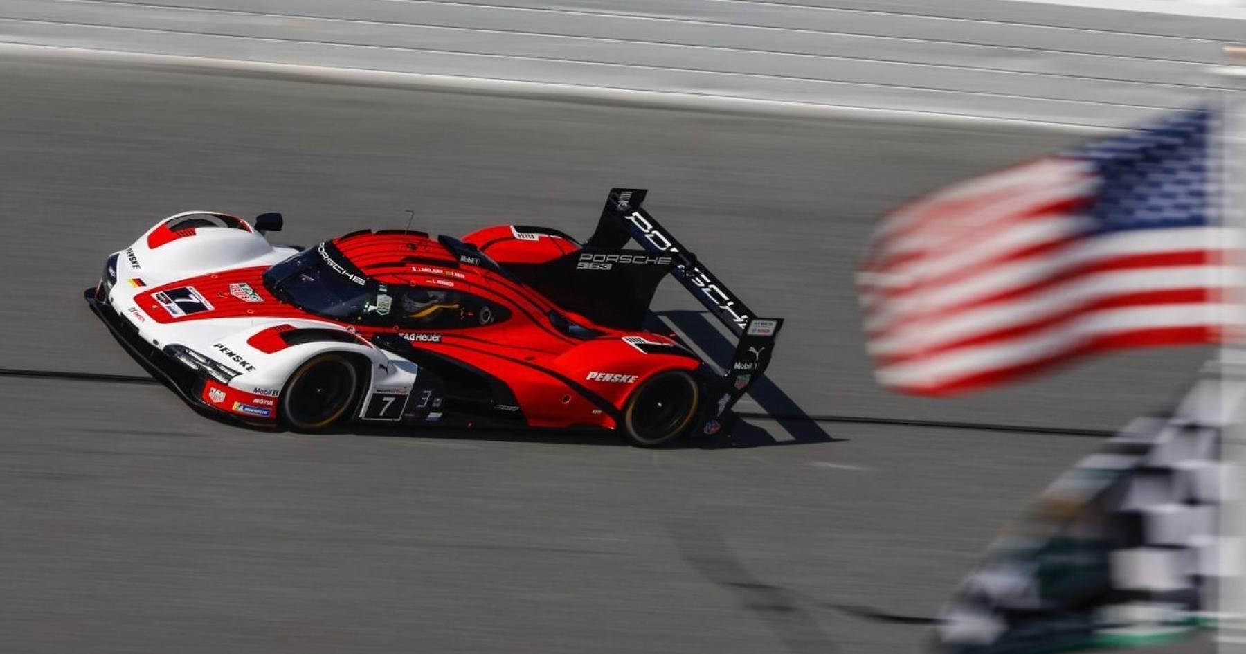 Porsche survives late scare from former F1 driver to win historic Daytona 24 Hours