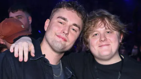 Getty Images Sam Fender and Lewis Capaldi