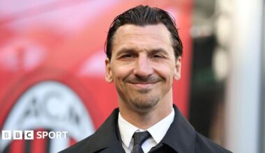 Zlatan Ibrahimovic smiles