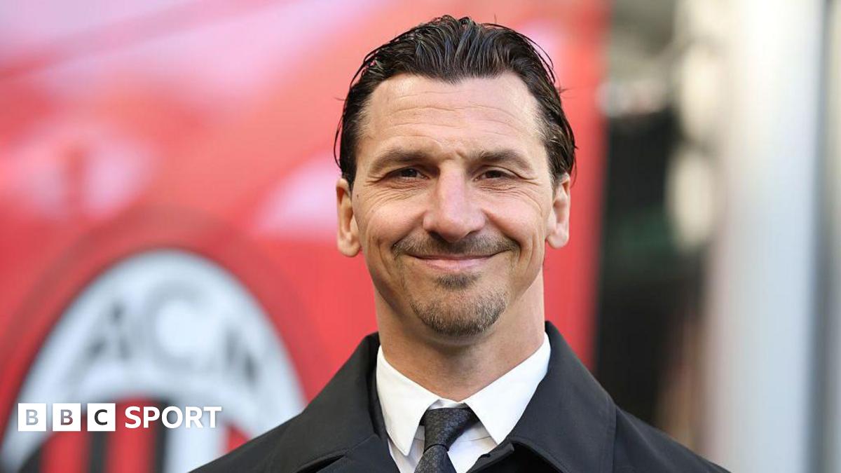 Zlatan Ibrahimovic smiles