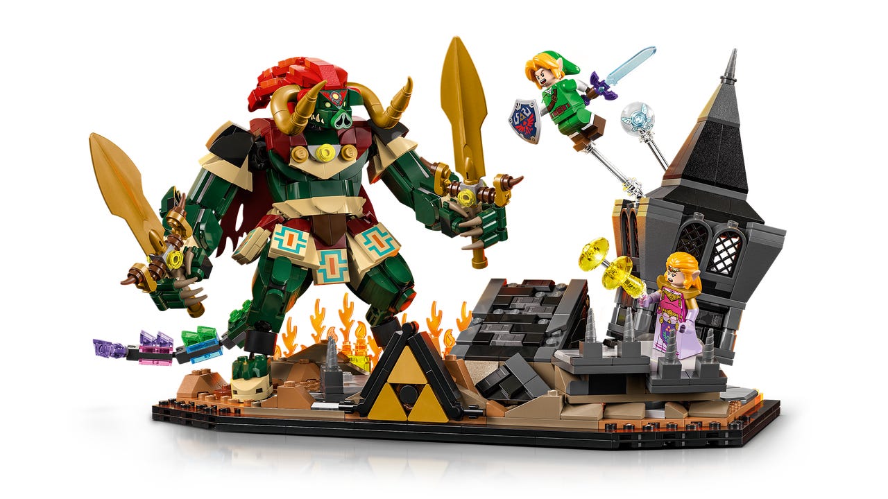 LEGO Legend of Zelda: Ocarina of Time Final Battle Set Announced, Features Link and Zelda Fighting Ganon