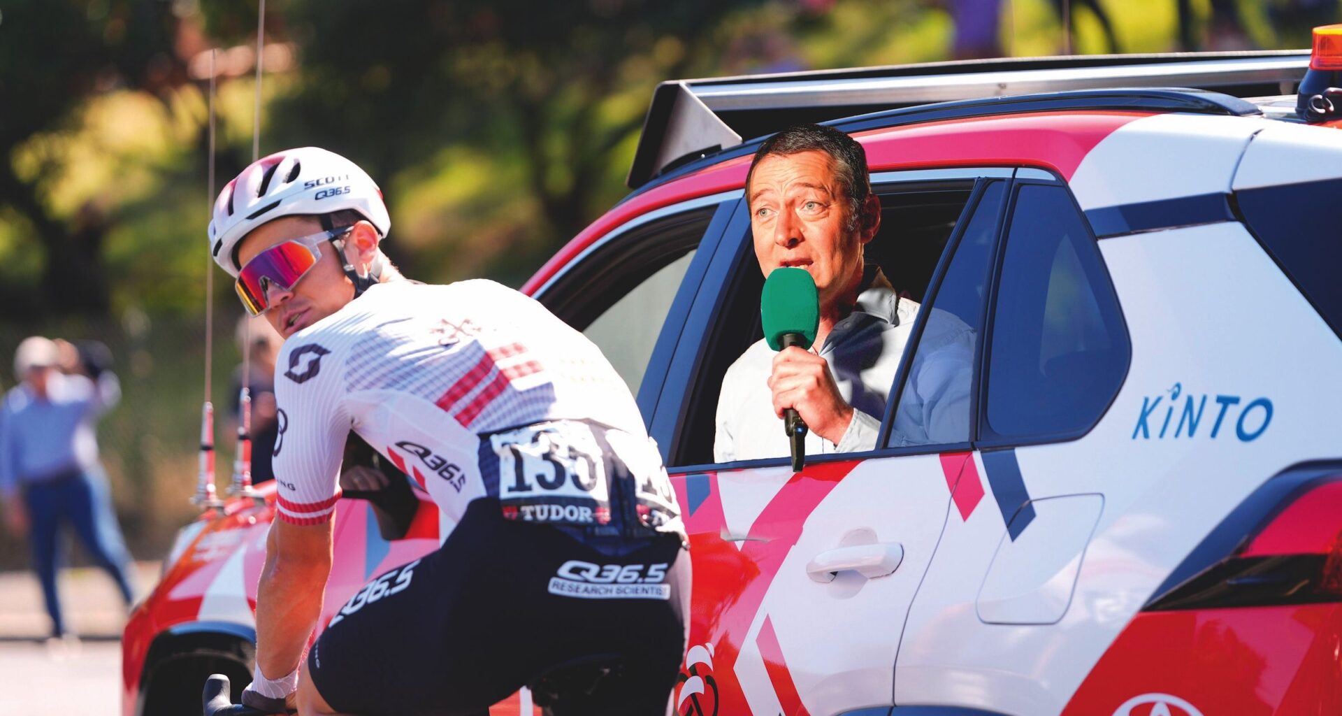 TV commentators would make great sports directors, but could they drive in the race convoy?