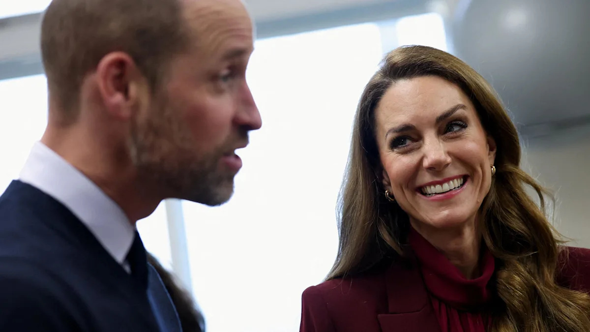Catherine joins William for London hospital visit