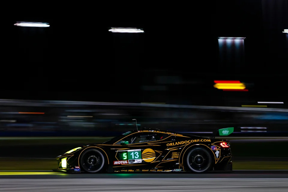 #13 13 Autosport Corvette Z06 GT3.R: Orey Fidani, Matthew Bell, Lars Kern, Ben Green