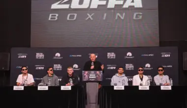 The Zuffa Boxing show officially arrives on Friday with its first Paramount Plus broadcast. Photo: Ed Mulholland, Zuffa Boxing