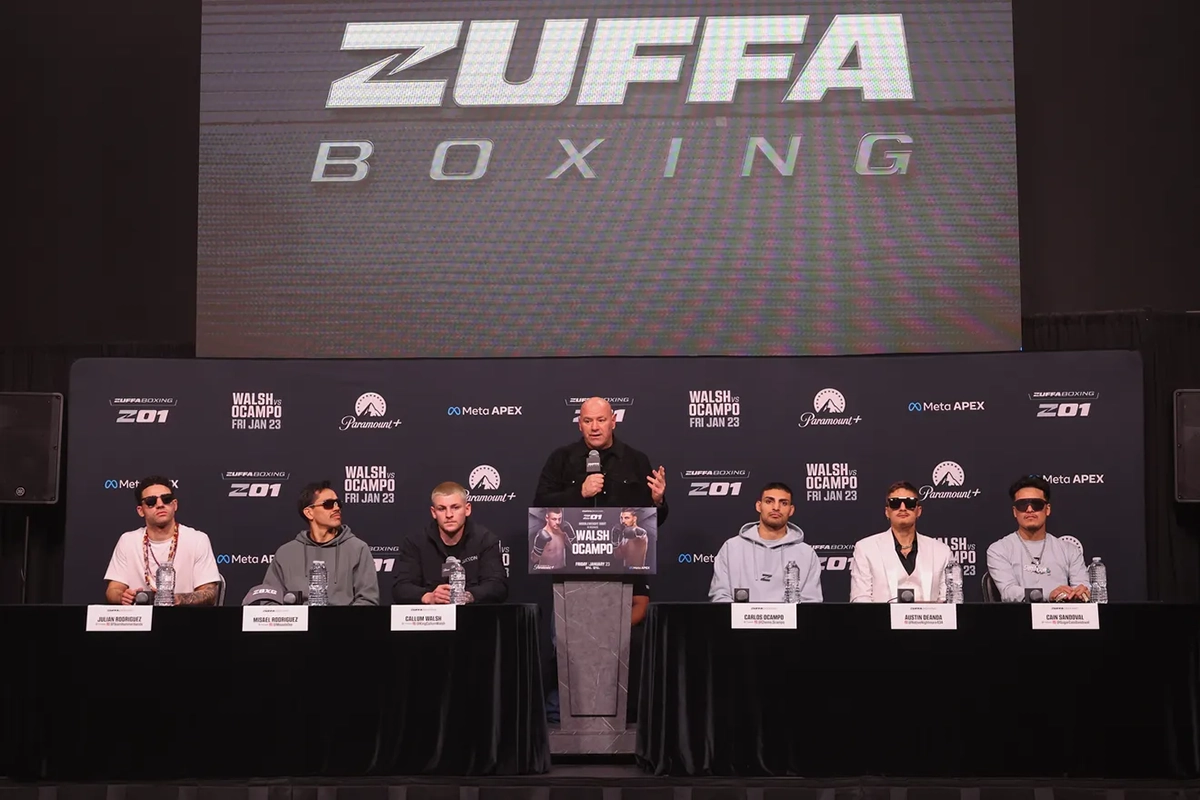 The Zuffa Boxing show officially arrives on Friday with its first Paramount Plus broadcast. Photo: Ed Mulholland, Zuffa Boxing