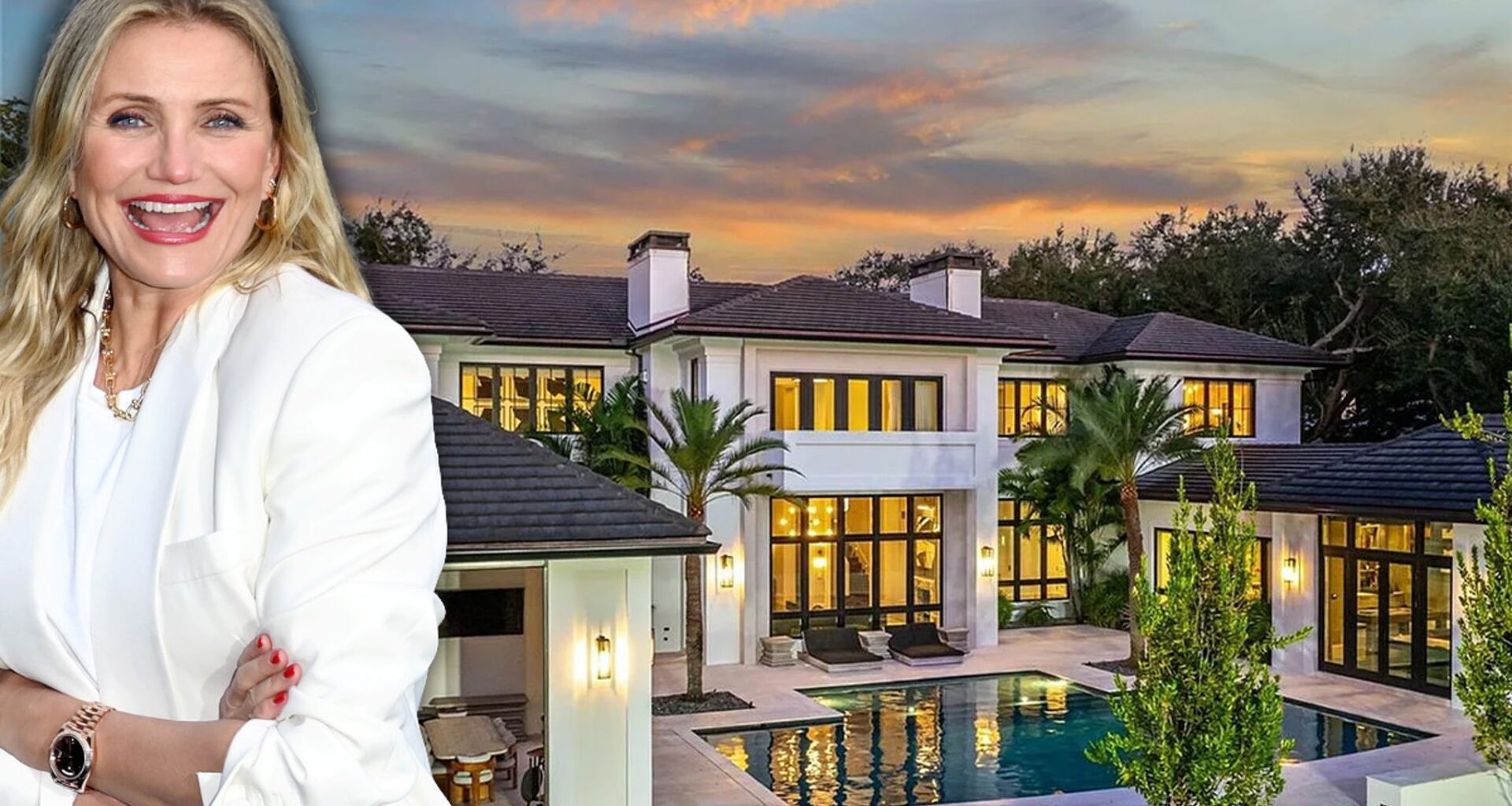 Cameron Diaz Mansion Hunting in Miami Area, Toured NBA Player's House