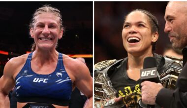 Kayla Harrison and Amanda Nunes