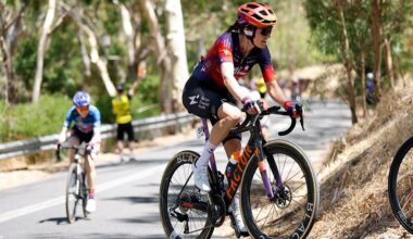 CAMPBELLTOWN, AUSTRALIA - JANUARY 19: Nina Buijsman of the Netherlands and Team Human Powered Health competes during the 10th Santos Women's Tour Down Under 2026, Stage 3 a 126.5km stage from Norwood to Campbelltown / #UCIWWT / on January 19, 2026 in Campbelltown, Australia. (Photo by Con Chronis/Getty Images)