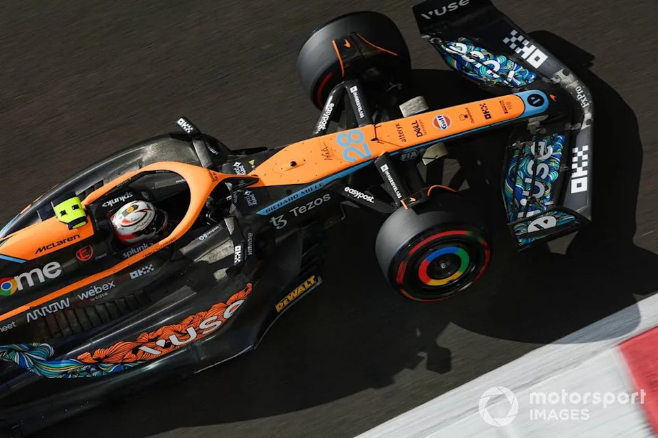 Pato O' Ward testing for McLaren in Abu Dhabi