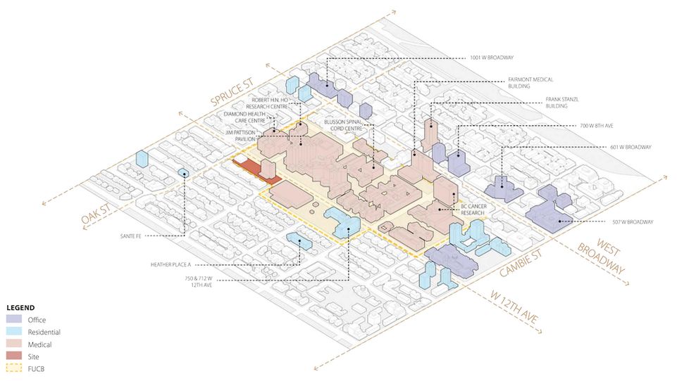 900-990 West 12th Avenue Vancouver General Hospital VGH expansion