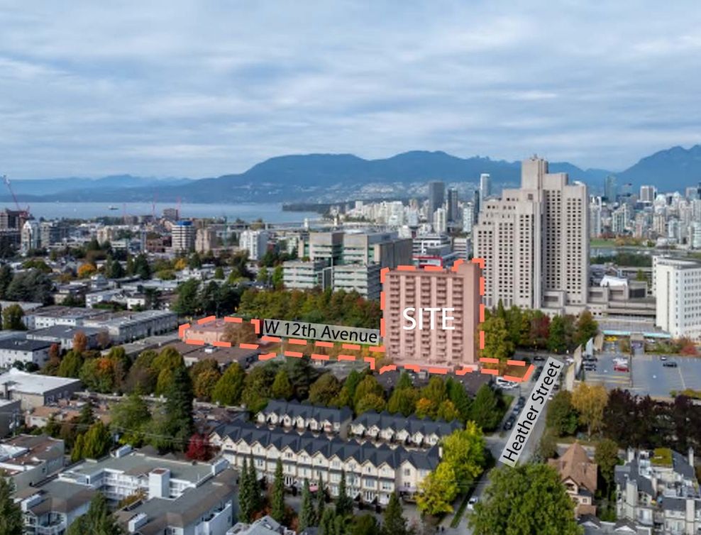 900-990 West 12th Avenue Vancouver General Hospital VGH expansion