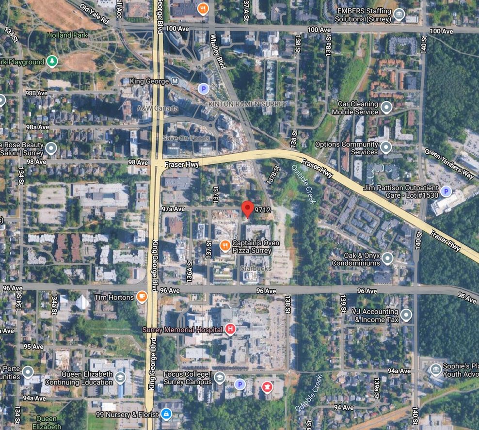 9712 137A Street 9699 137B Street Surrey City Centre 6 Addictions Facility Lark Group Fraser Health