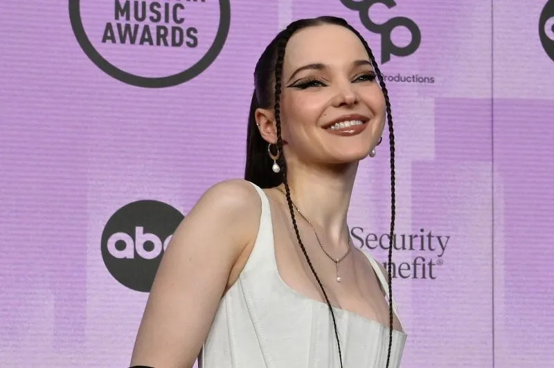 Dove Cameron arrives for the American Music Awards in 2022. File Photo by Jim Ruymen/UPI