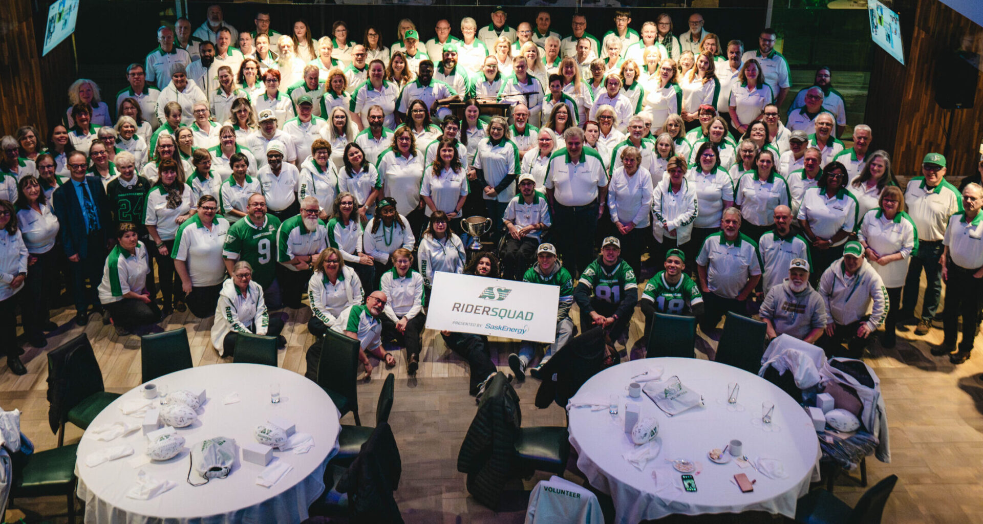 Grey Cup was a magnetic presence at Volunteer Appreciation Event