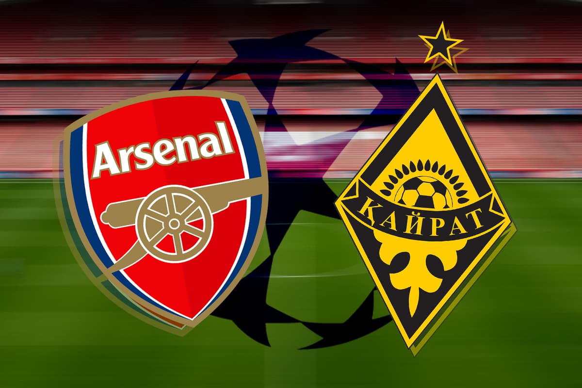 Arsenal XI vs Kairat: Starting lineup and confirmed team news - standard.co.uk