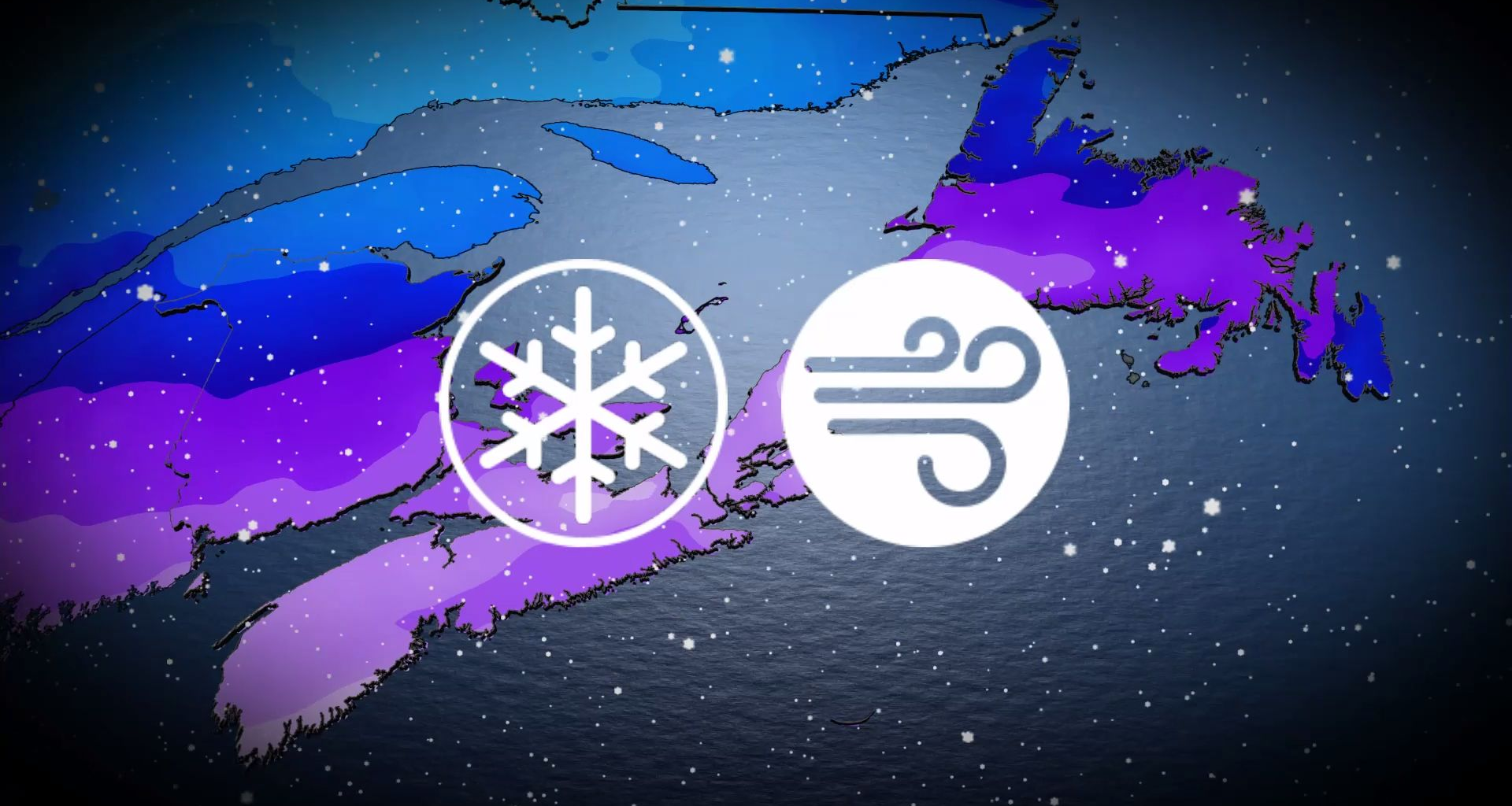 Prepare for 20-40+ cm of snow on the way to Atlantic Canada