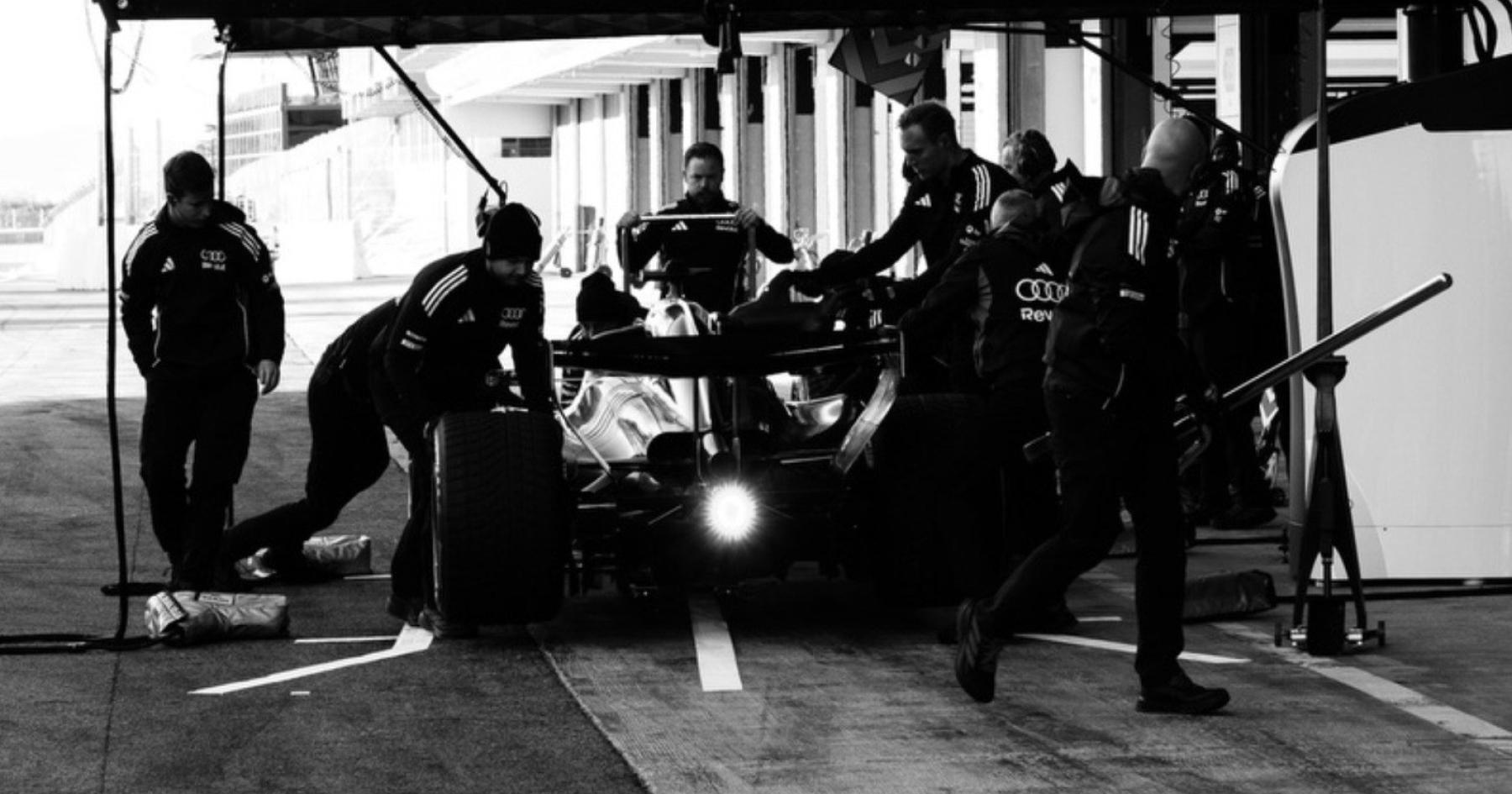 Audi release first official images of 2026 F1 car shakedown