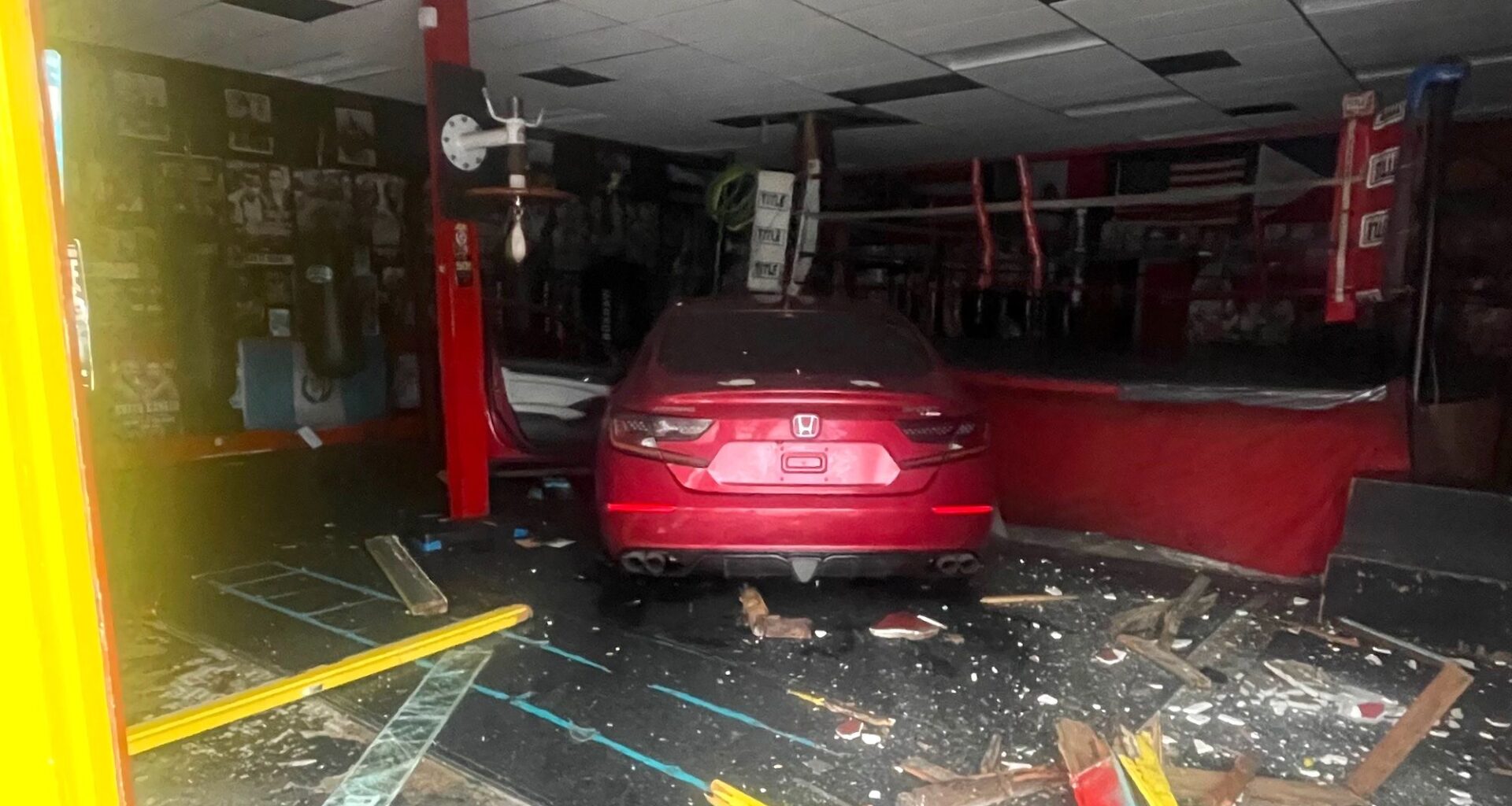 Car Thief Crashes Into Oakland Youth Boxing Club and Flees the Scene, Damaging Historic Ring