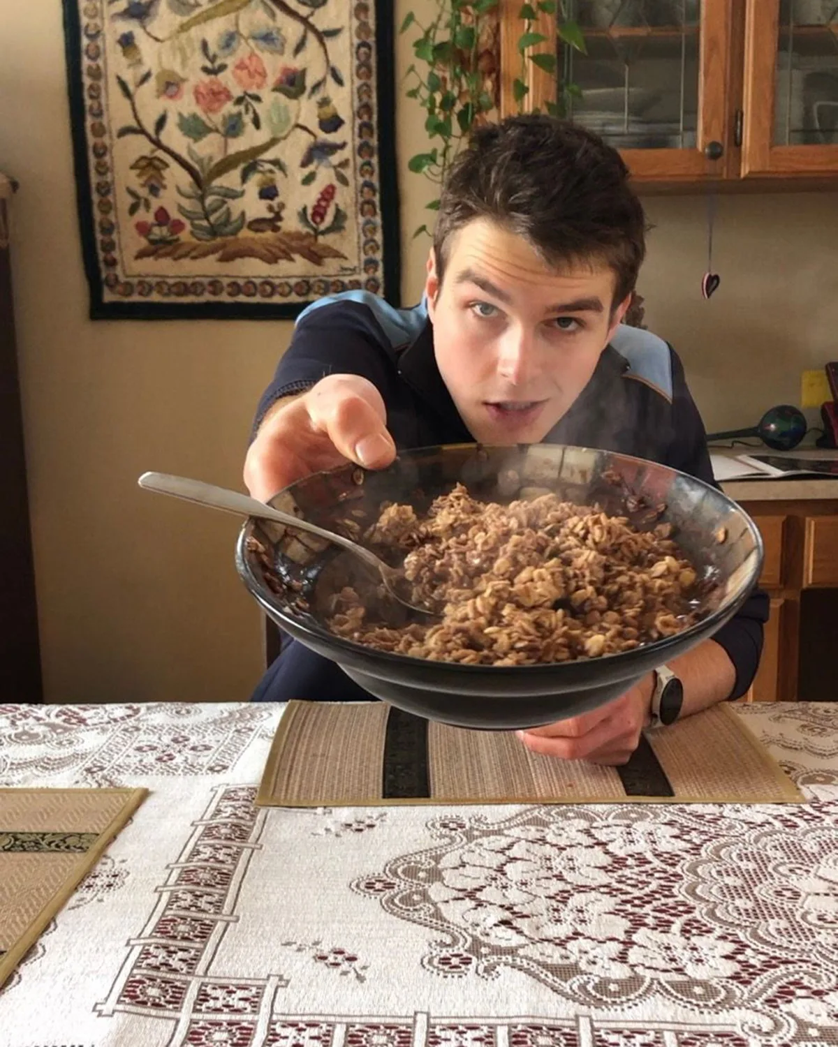 Brennan King oat challenge – oatmeal
