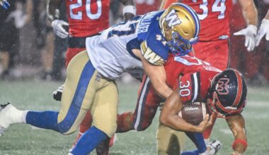 Winnipeg Blue Bombers re-sign Canadian LB Tanner Cadwallader