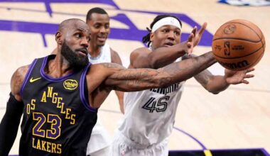 Doncic, James lead Lakers' rally to beat short-handed Grizzlies
