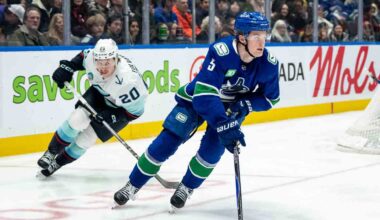 Trial and error of Canucks' youth movement on display in loss to Kraken