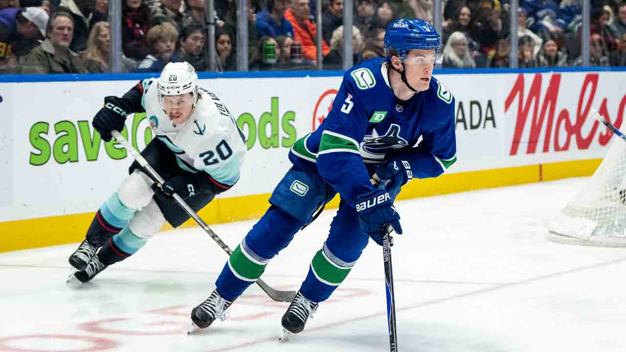 Trial and error of Canucks' youth movement on display in loss to Kraken