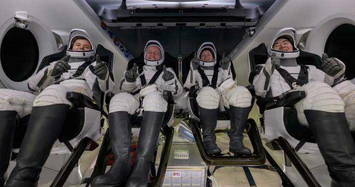 Sick astronaut returns to Earth with crew in NASA’s 1st medical evacuation - National