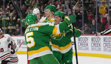 NHL Roundup: Wild complete comeback in shootout win over Blackhawks