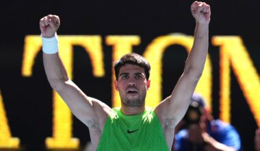 Alcaraz wins third-round match but loses 'drop-shot battle' at Australian Open