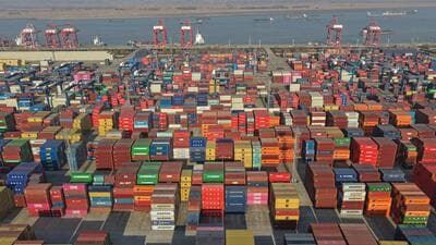 Crucially, shipments to the US rose nearly 10% year-on-year to $65.88 billion in April-December 2025 from $60.03 billion in the corresponding period last year. (AFP/Representational Image)