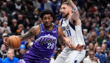 Klay Thompson scores 23 points, including 17,000th of his career, as Dallas Mavericks beat Utah Jazz