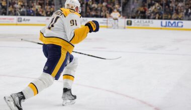 Steven Stamkos scores career goal No. 600 as Nashville Predators take on Vegas Golden Knights