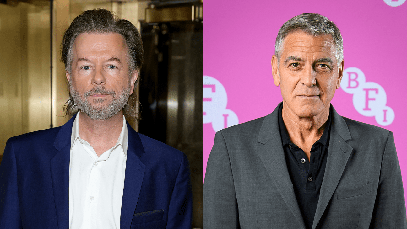 David Spade and George Clooney