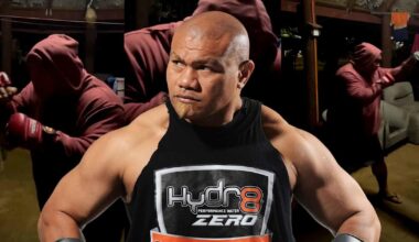 Watch: David Tua still trains heavy, now with MMA gloves