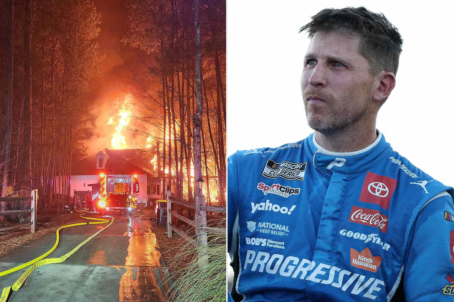 NASCAR Driver Denny Hamlin's Father Killed, Mother Critically Injured in House Fire