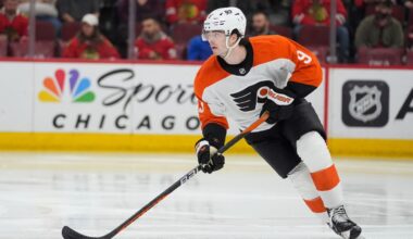 Ducks' Johnston ejected for hit that injures Flyers' Drysdale