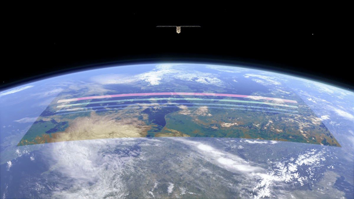Esa’s Arctic Weather Satellite Captures Atmospheric Data Over Earth With High Resolution Scanning Tracks.