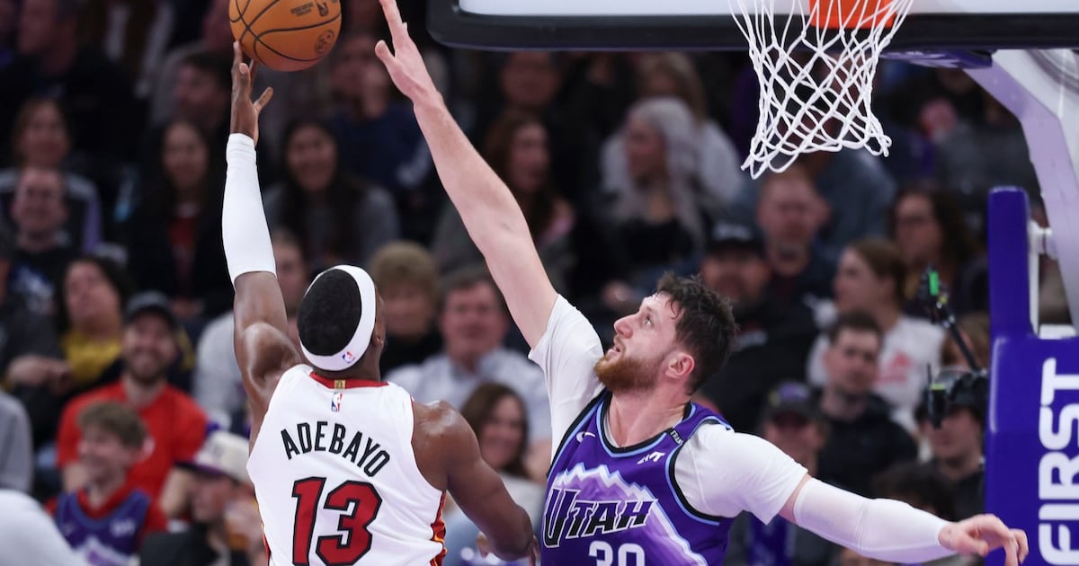 Adebayo's 26 points and 15 rebounds lead Heat to dominant 147-116 win over Jazz