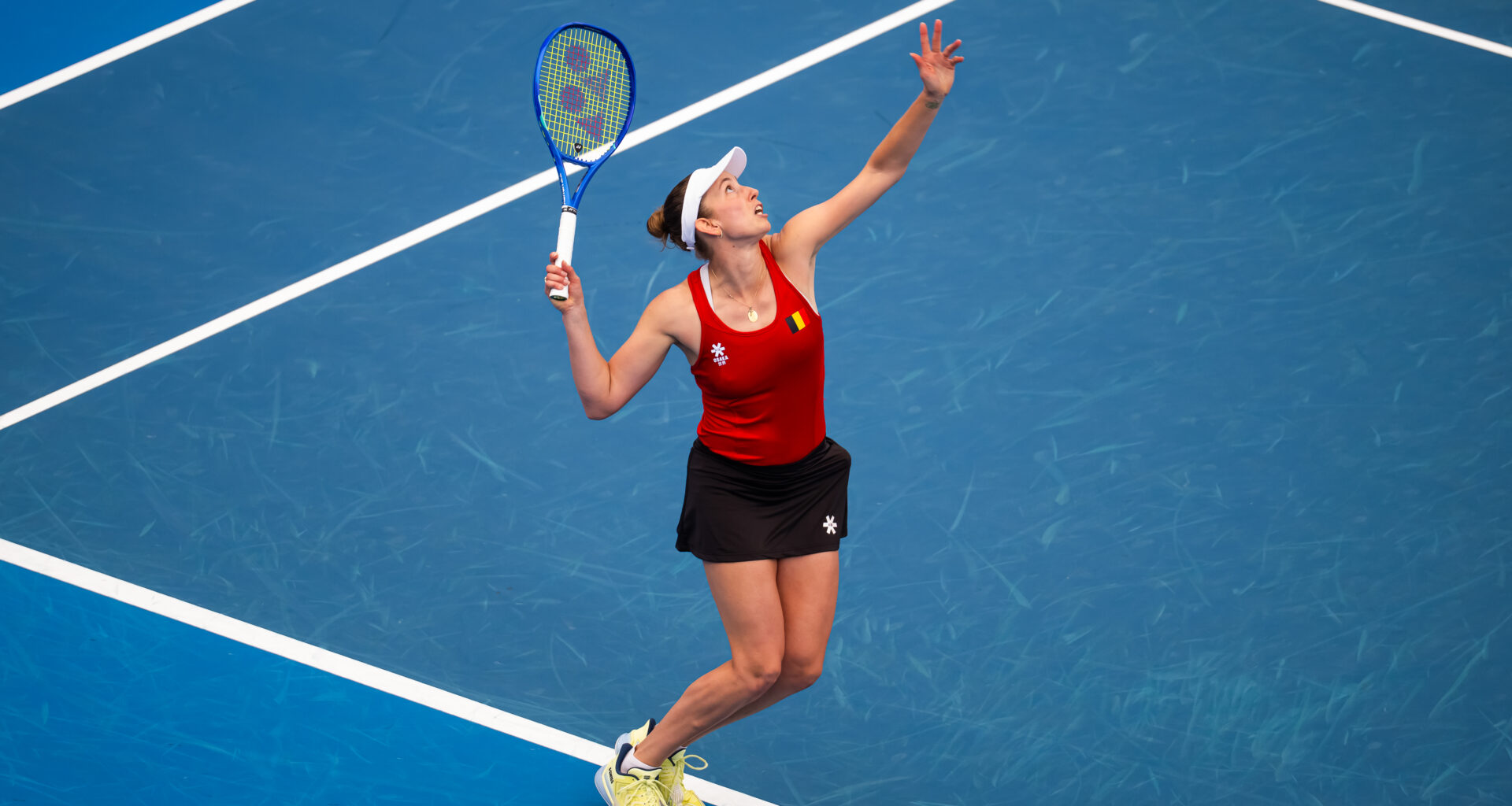 Mertens overcomes Mboko to seal Belgium's upset of Canada