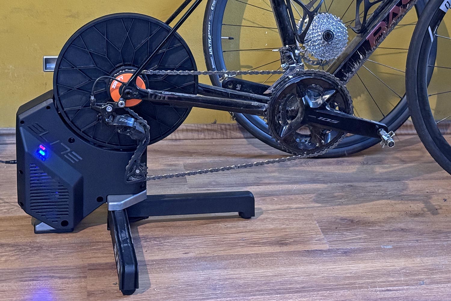 Elite Rivo entry-level premium interactive smart indoor cycling trainer, with Zwift Cog