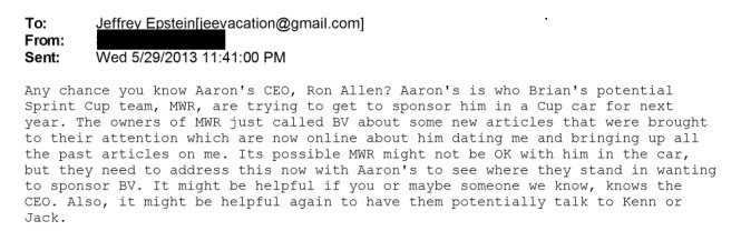 Epstein email Brian Vickers