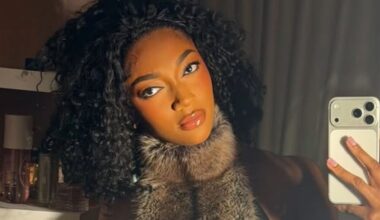 WNBA Star Angel Reese Smolders in Skintight Black Minidress and Fur in Sultry Selfies – National Enquirer