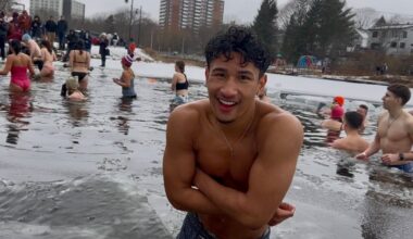 Polar bear swims draw crowds across Canada - CTV News