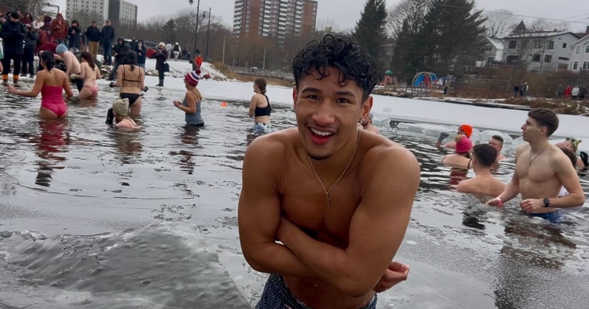 Polar bear swims draw crowds across Canada - CTV News